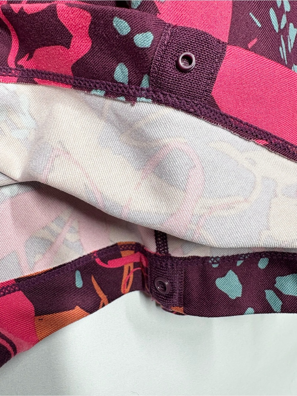 Like New Title Nine Tank Dream Dress in Burgundy, Pink, & Orange Floral. Small - Picture 12 of 13